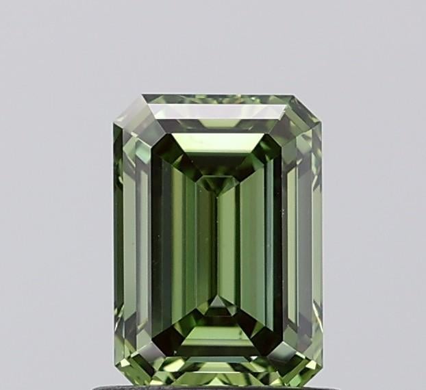 1.10 Ct. Fancy Vivid  Green Emerald Lab Grown Diamond