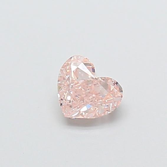 0.32 Ct. Fancy Light Brownish Pink Heart Lab Grown Diamond
