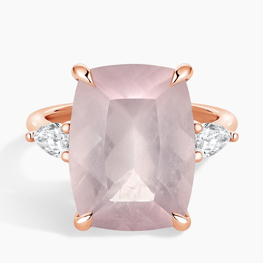 Clara Pucci 2 TCW Heart Cut Lab Diamond Ring – 14K Rose Gold, VVS1, Solitaire, Made In USA