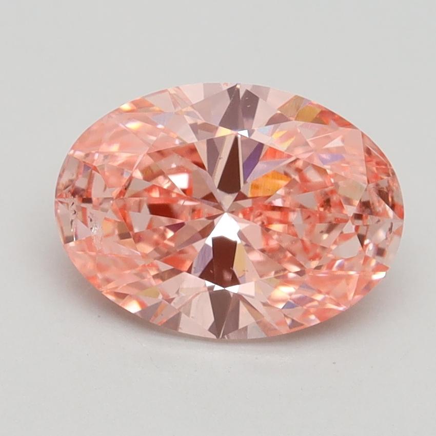1.81 Ct. Fancy Vivid Pink Oval Lab Grown Diamond