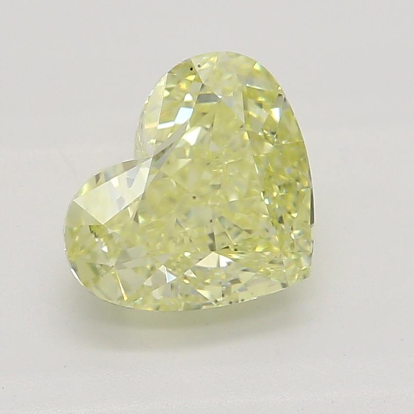 0.76 Ct. Fancy Yellow Heart Diamond
