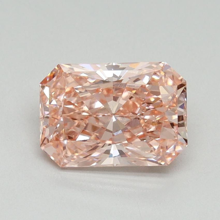 1.50 Ct. Fancy Vivid Pink Radiant Lab Grown Diamond