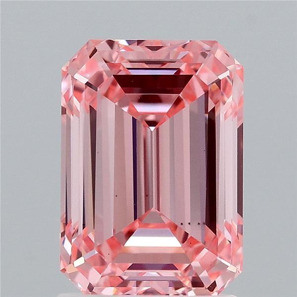 2.09 Ct. Fancy Vivid Pink Emerald Lab Grown Diamond