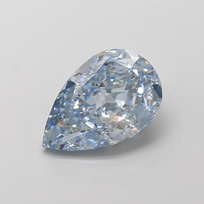 1.65 Ct. Fancy Intense Blue Pear Lab Grown Diamond