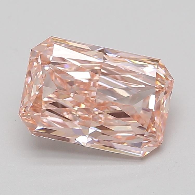 3.09 Ct. Fancy Vivid Pink Radiant Lab Grown Diamond