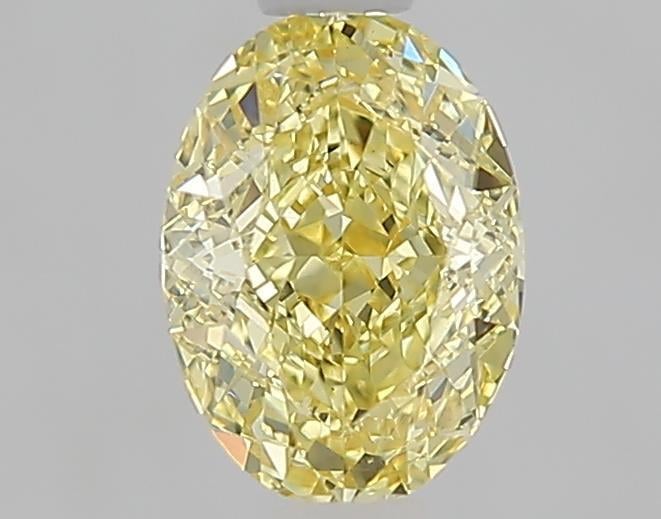 1.01 Ct. Fancy Intense  Yellow Oval Lab Grown Diamond