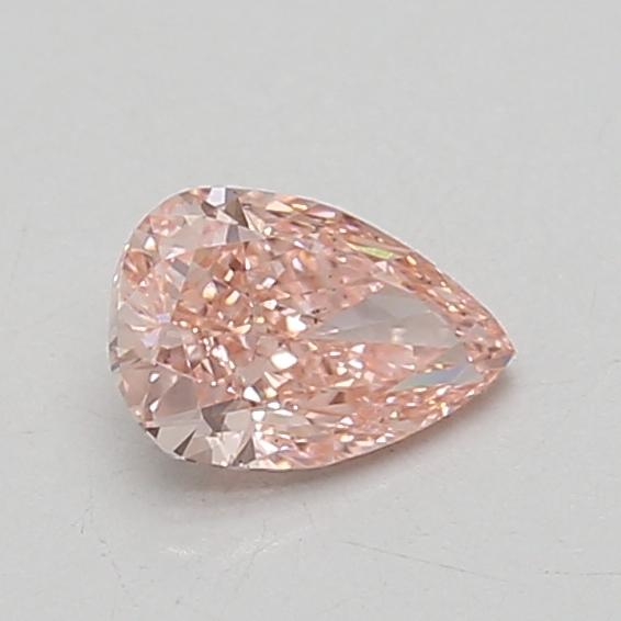 0.60 Ct. Fancy Vivid Pink Pear Lab Grown Diamond