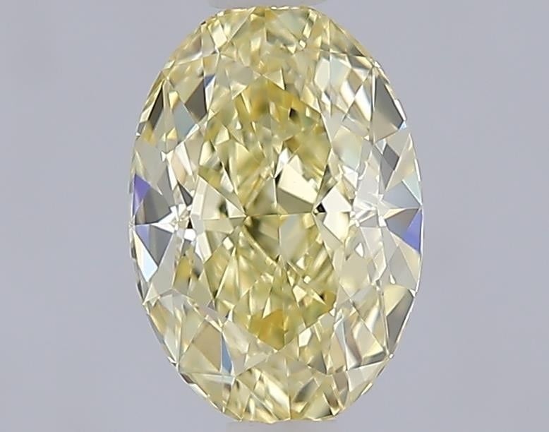 1.03 Ct. Fancy Intense  Yellow Oval Lab Grown Diamond