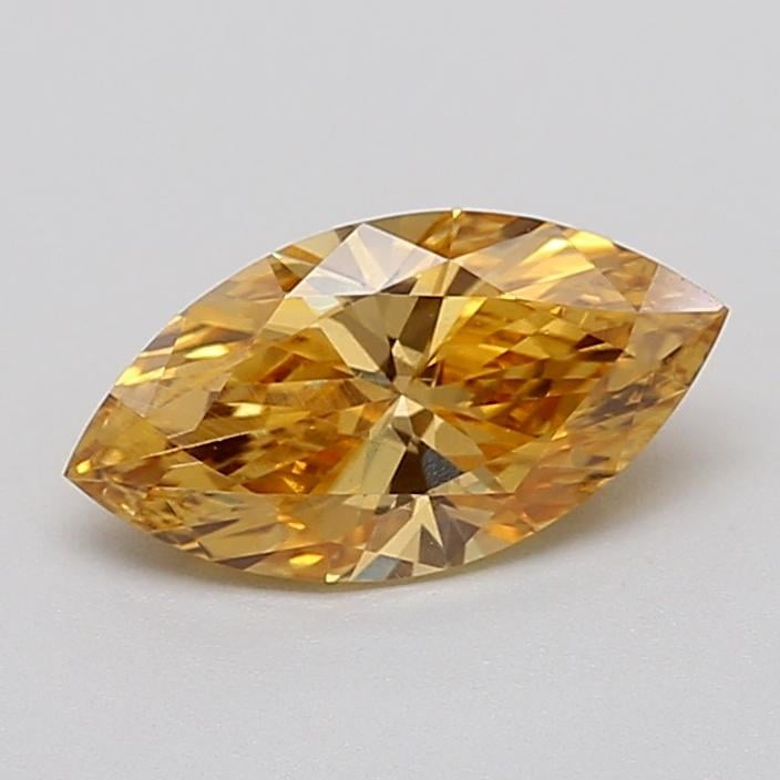 1.02 Ct. Fancy Intense  Yellow Marquise Lab Grown Diamond