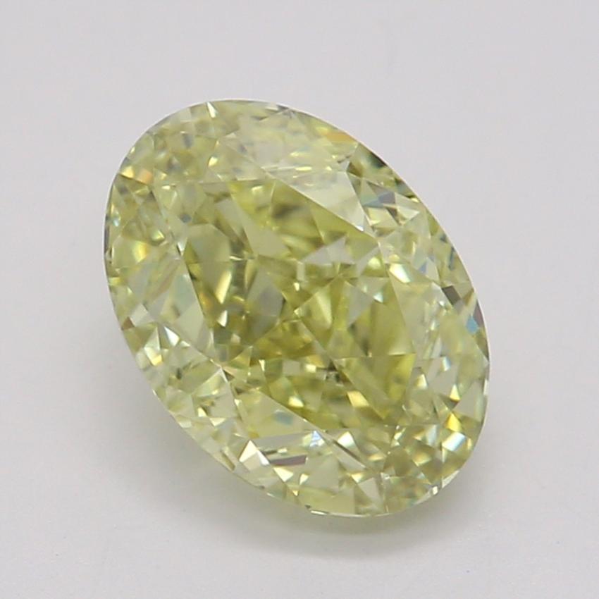 0.84 Ct. Fancy Brownish Greenish Yellow Oval Diamond