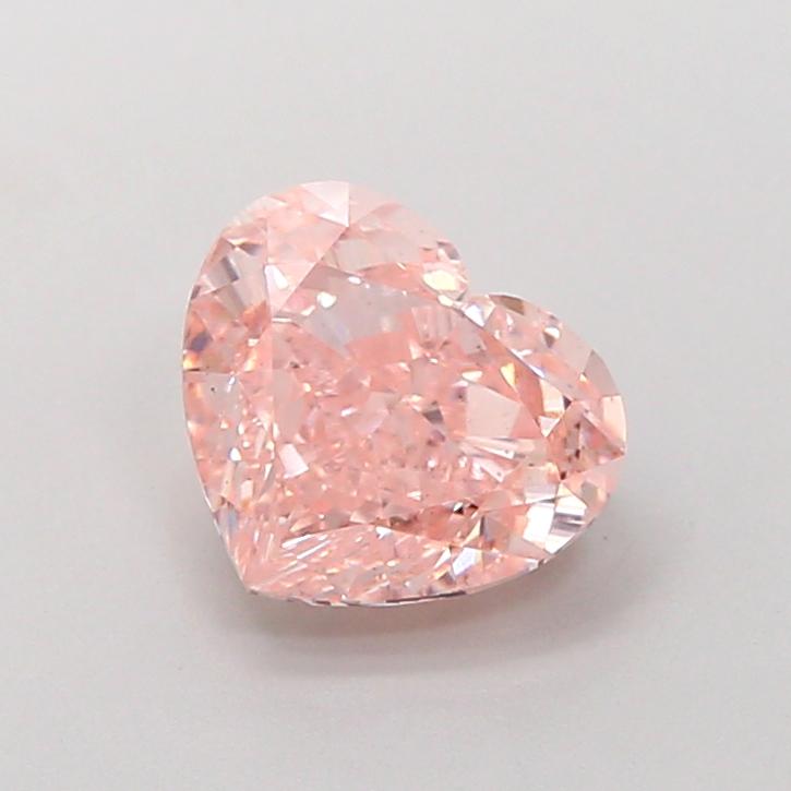 2.02 Ct. Fancy Intense  Pink Heart Lab Grown Diamond