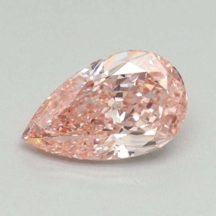 0.64 Ct. Fancy Vivid Pink Pear Lab Grown Diamond