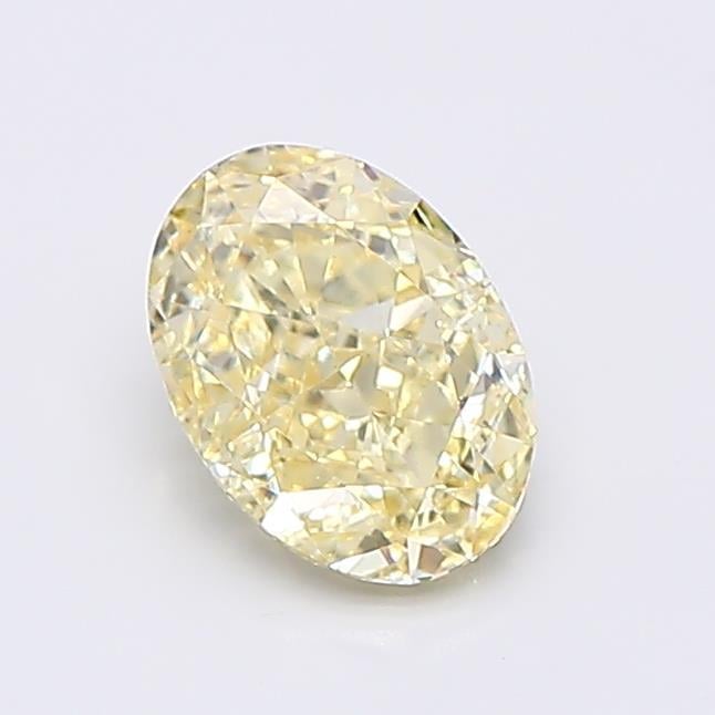 1.04 Ct. Fancy Yellow Oval Lab Grown Diamond