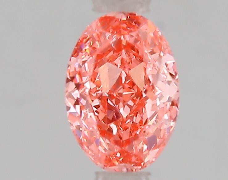 1.06 Ct. Fancy Vivid Pink Oval Lab Grown Diamond