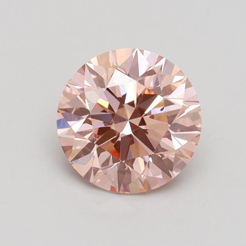 1.31 Ct. Fancy Intense Pink Round Lab Grown Diamond