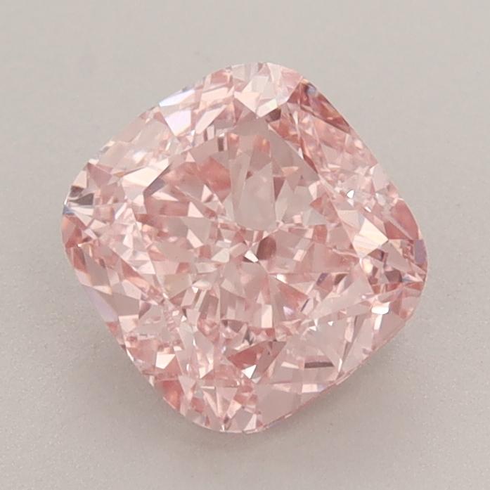 1.56 Ct. Fancy Intense  Pink Cushion Lab Grown Diamond