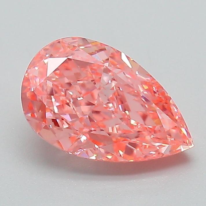 1.37 Ct. Fancy Vivid Pink Pear Lab Grown Diamond