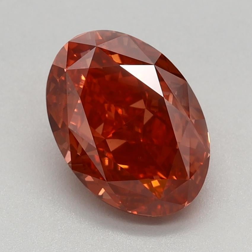 1.51 Ct. Fancy Vivid Pink Oval Lab Grown Diamond