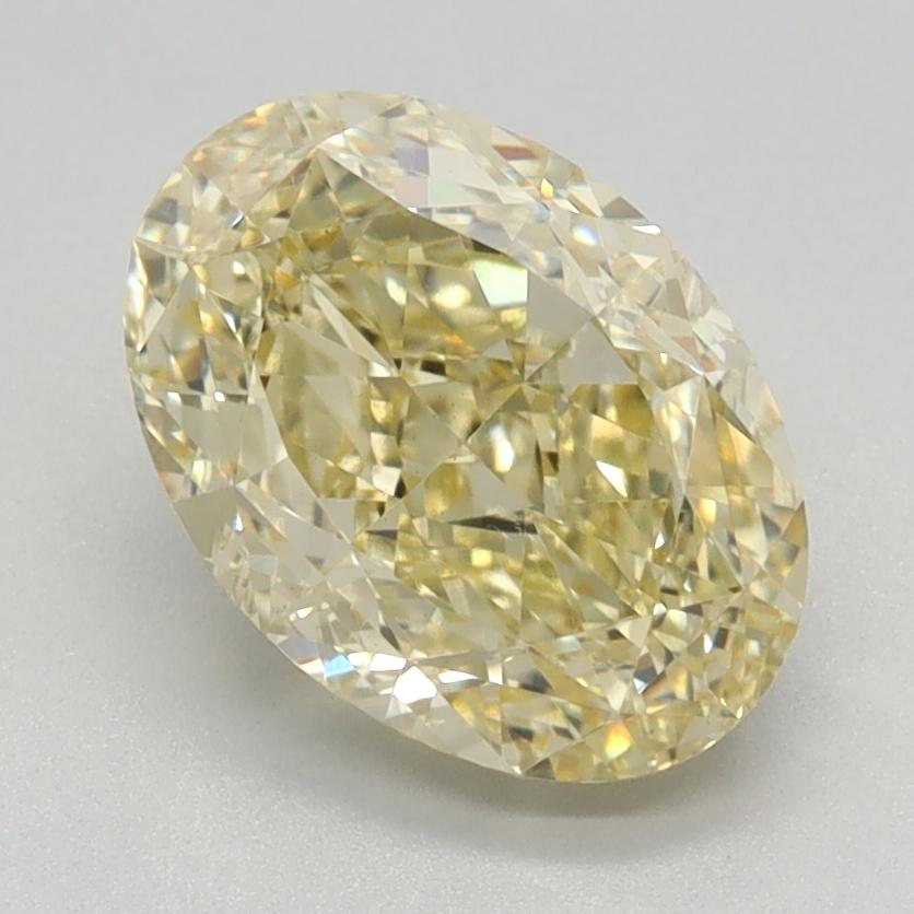 2.06 Ct. Fancy Intense Yellow Oval Lab Grown Diamond