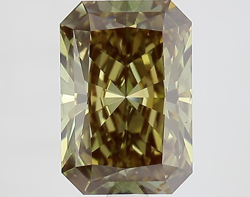 2.62 Ct. Fancy Intense Green Radiant Lab Grown Diamond