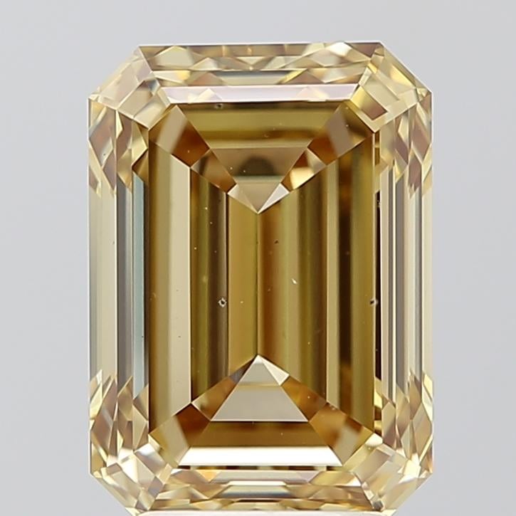 4.00 Ct. Fancy Intense Yellow Emerald Lab Grown Diamond