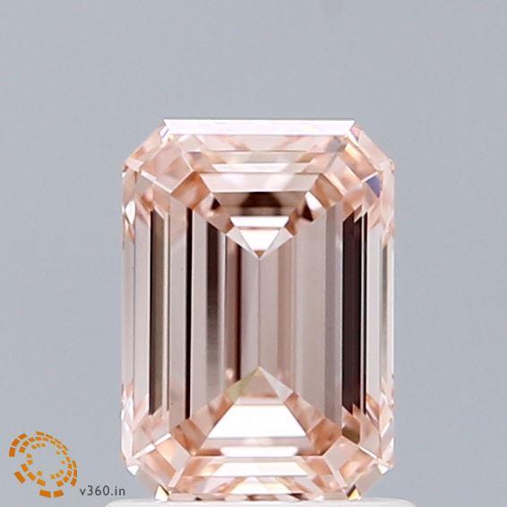 1.13 Ct. Fancy Intense Pink Emerald Lab Grown Diamond