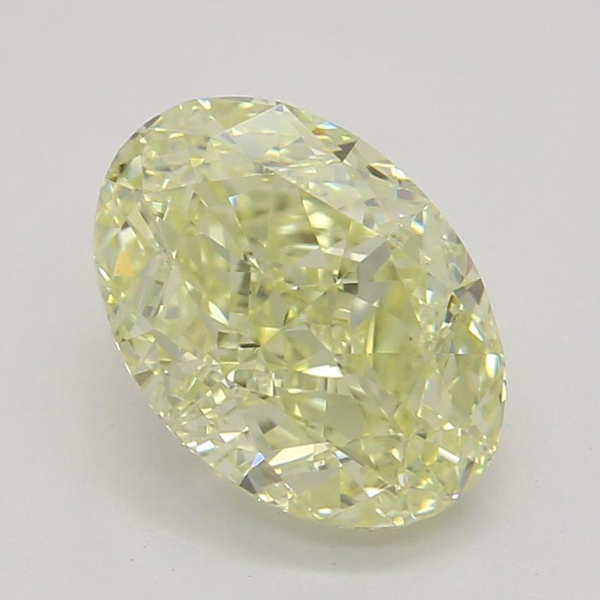 1.17 Ct. Fancy Light Yellow Oval Diamond
