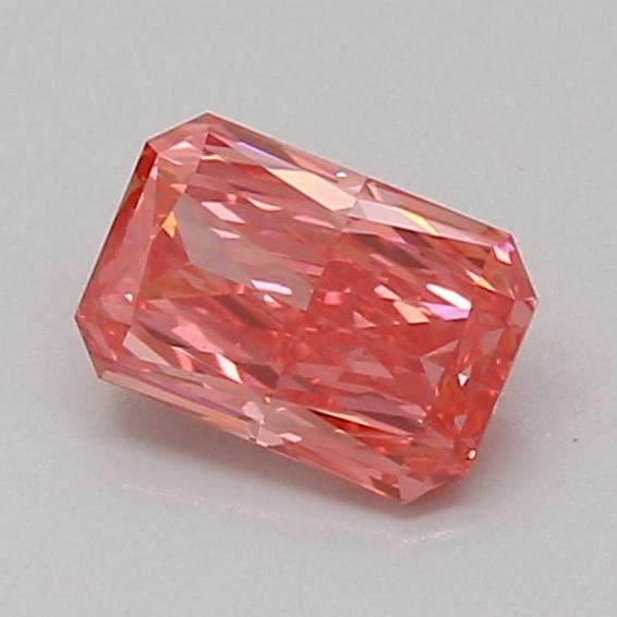 0.86 Ct. Fancy Vivid Pink Radiant Lab Grown Diamond