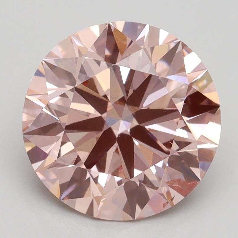 2.72 Ct. Fancy Intense Pink Round Lab Grown Diamond