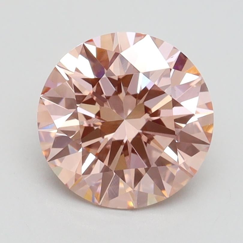 1.82 Ct. Fancy Intense Pink Round Lab Grown Diamond