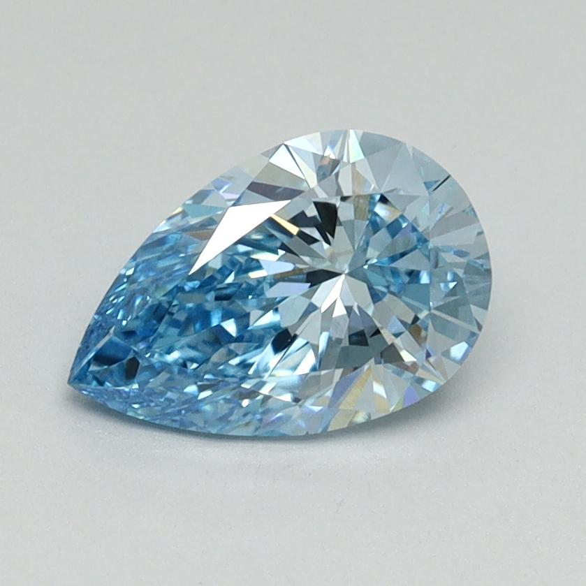 1.03 Ct. Fancy Vivid Blue Pear Lab Grown Diamond