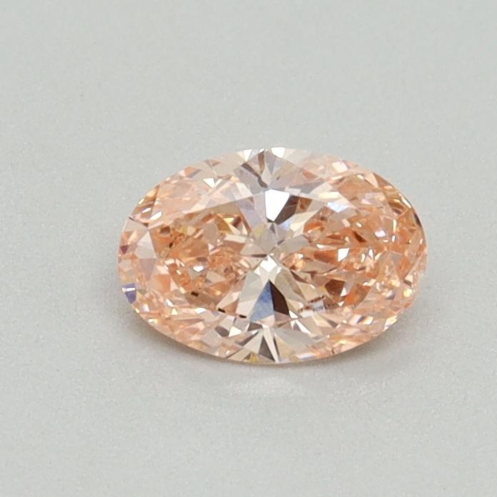 0.41 Ct. Fancy Vivid Pink Oval Lab Grown Diamond