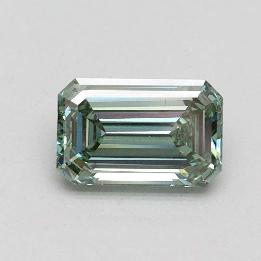 1.01 Ct. Fancy Intense Green Emerald Lab Grown Diamond