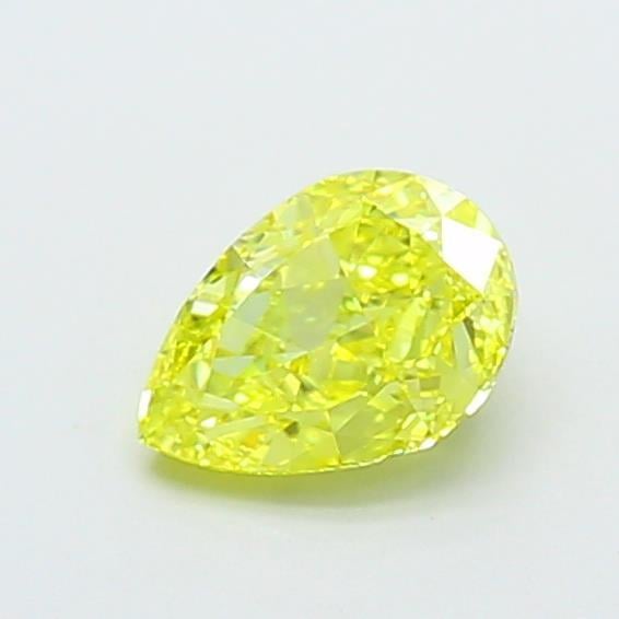 1.08 Ct. Fancy  Yellow Pear Lab Grown Diamond
