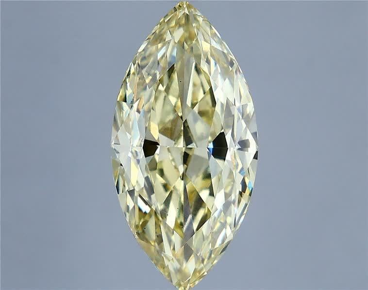 5.59 Ct. Fancy Yellow Marquise Lab Grown Diamond
