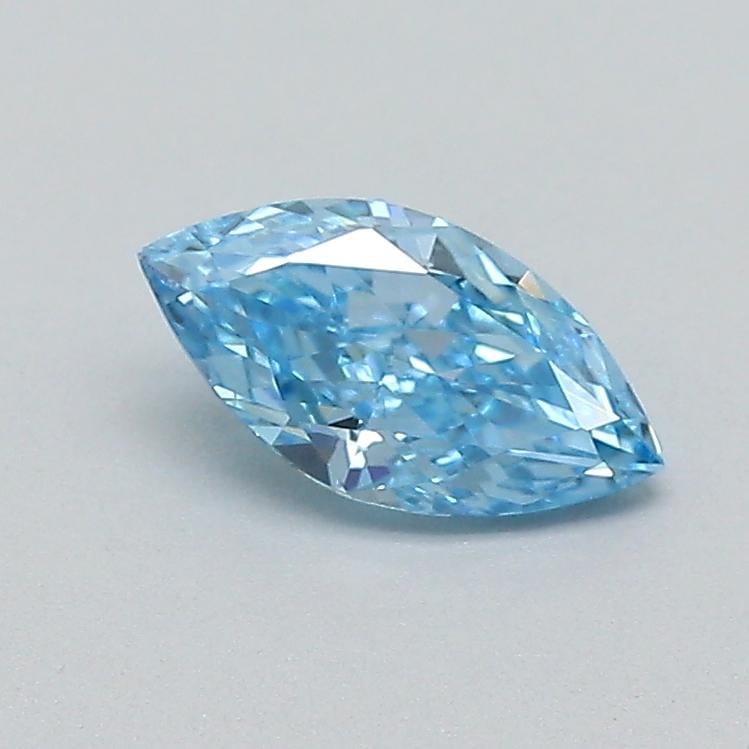 0.26 Ct. Fancy Vivid  Blue Marquise Lab Grown Diamond