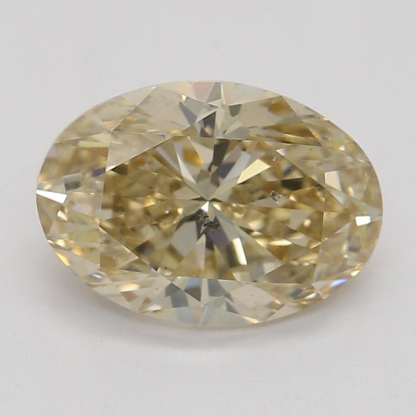 1.01 Ct. Fancy Yellow-Brown Oval Diamond