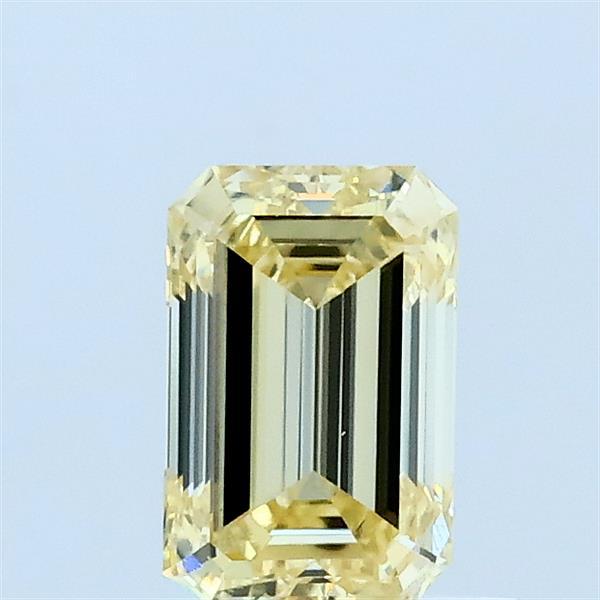 0.71 Ct. Fancy Yellow Emerald Lab Grown Diamond