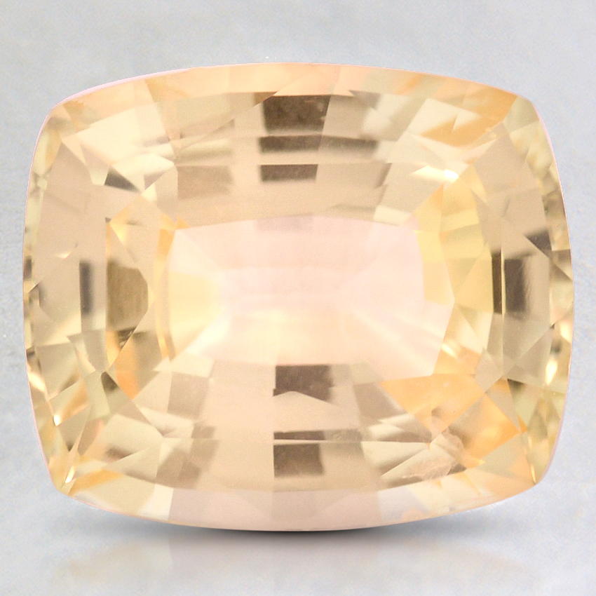9.5x8.0mm Unheated Premium Yellow Cushion Sapphire