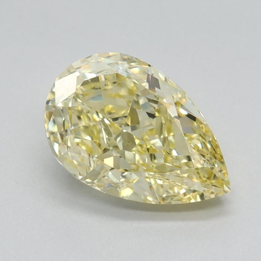 1.71 Ct. Fancy Intense Yellow Pear Lab Grown Diamond