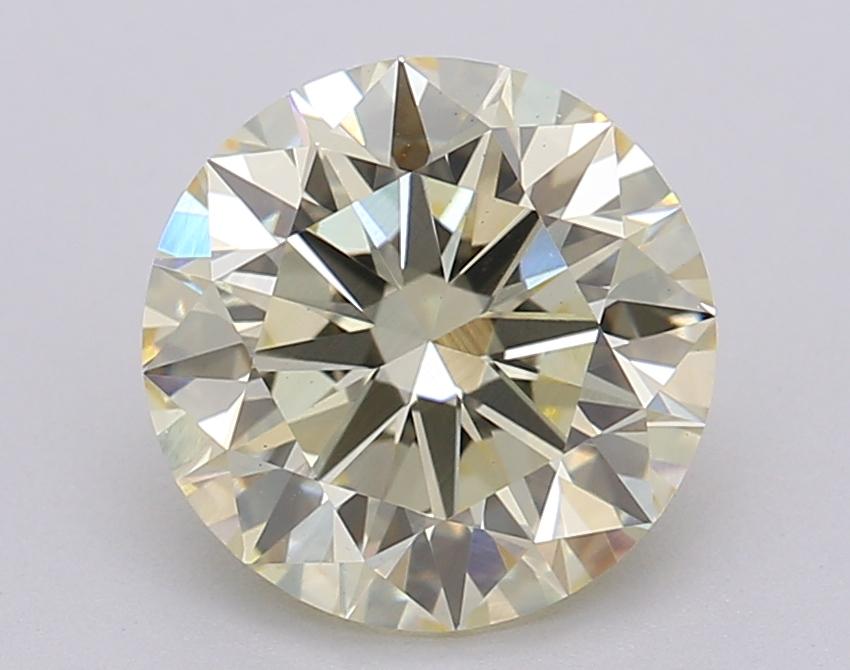 2.03 Ct. Fancy Light Yellow Round Lab Grown Diamond