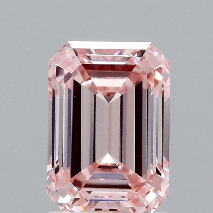 2.00 Ct. Fancy Intense Pink Emerald Lab Grown Diamond