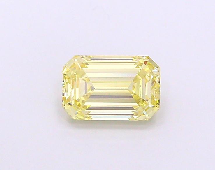 1.32 Ct. Fancy Light Yellow Emerald Lab Grown Diamond
