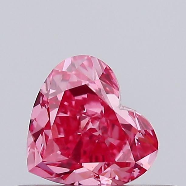 0.43 Ct. Fancy Vivid Pink Heart Lab Grown Diamond