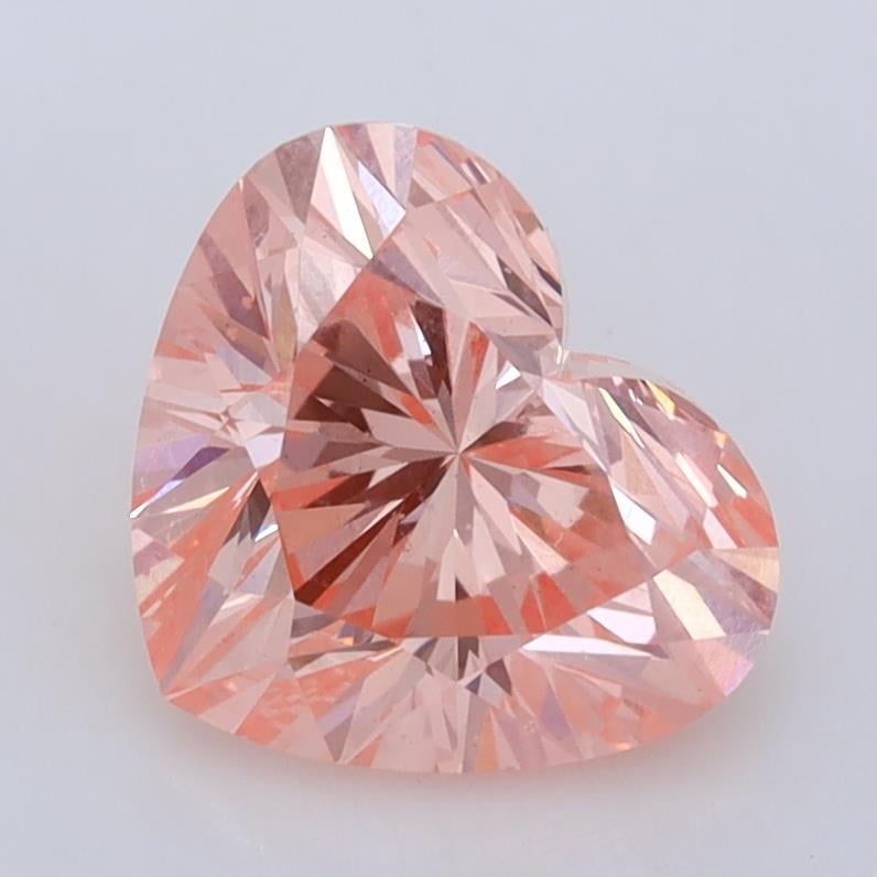 2.30 Ct. Fancy Vivid Pink Heart Lab Grown Diamond