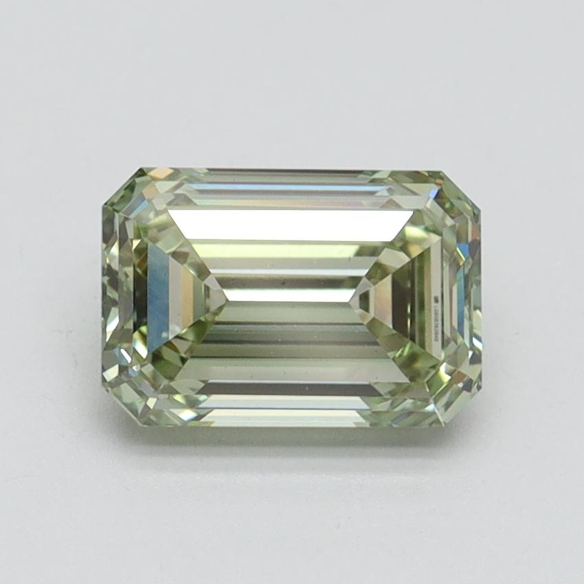 1.59 Ct. Fancy Intense Green Emerald Lab Grown Diamond