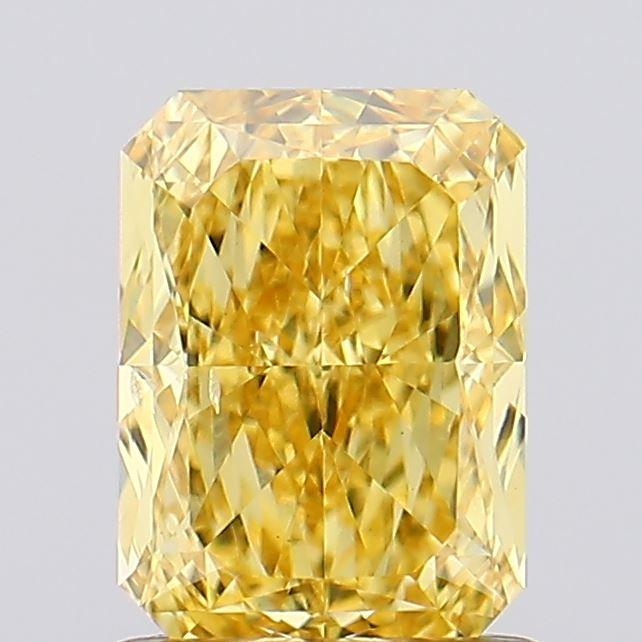 1.17 Ct. Fancy Vivid Yellow Radiant Lab Grown Diamond