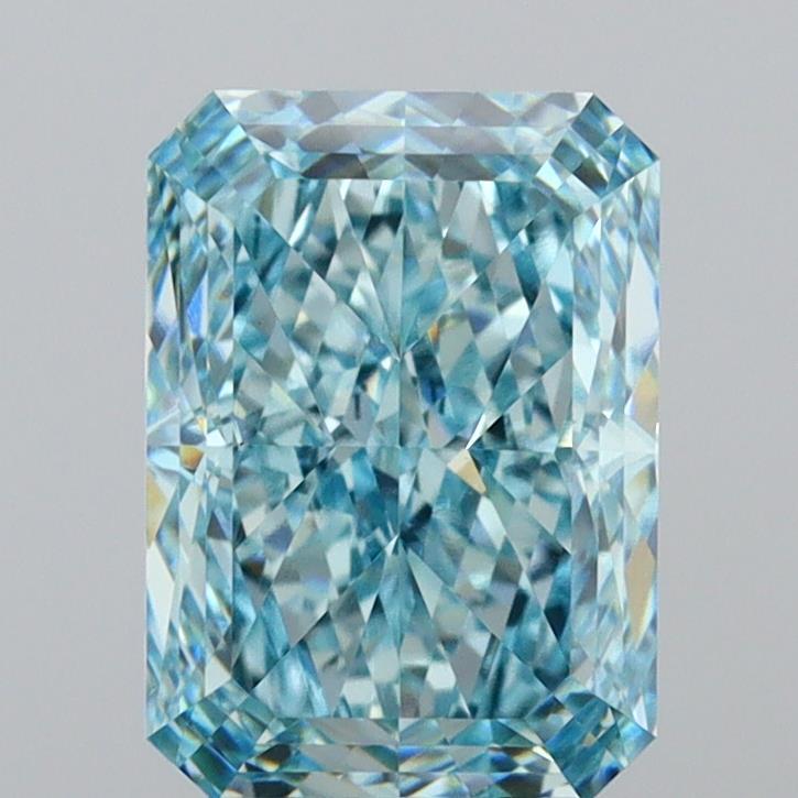 3.08 Ct. Fancy Vivid Radiant Lab Grown Diamond