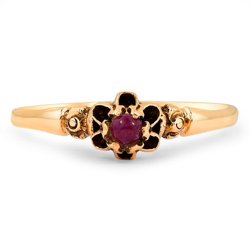 Victorian Ruby Vintage Ring