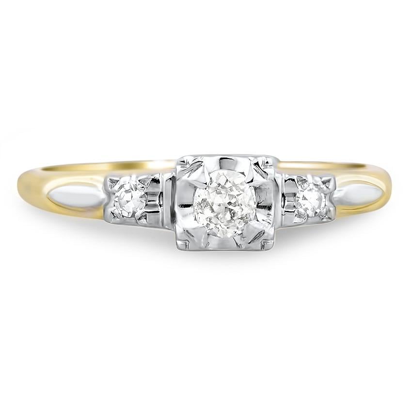 Retro Diamond Vintage Ring